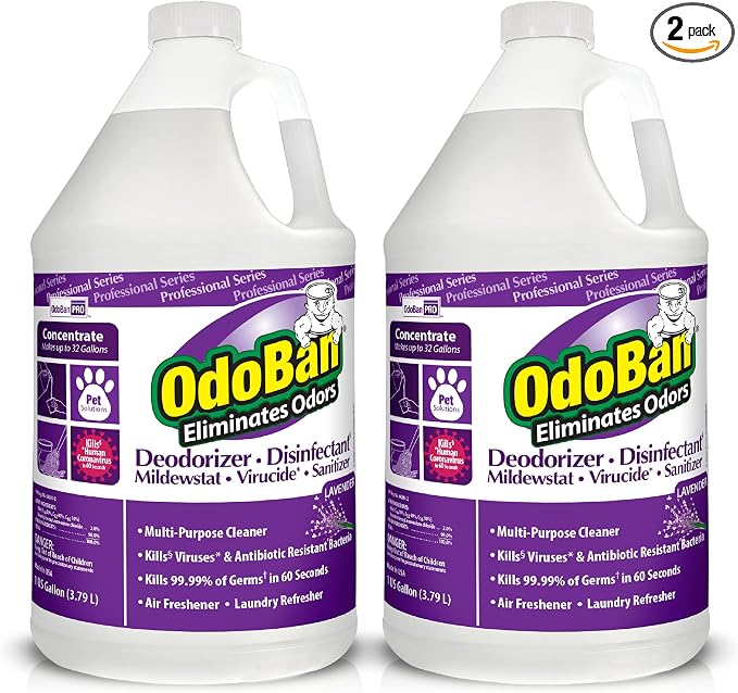 OdoBan Professional Disinfectant and Odor Eliminator Concentrate, Made in the by OdoBan