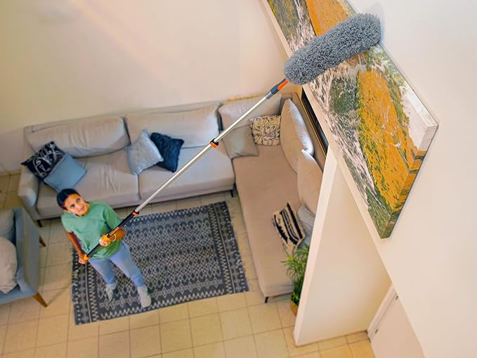 36 Foot High Reach Telescoping Duster Kit and Vinyl Siding Brushes - Image 8