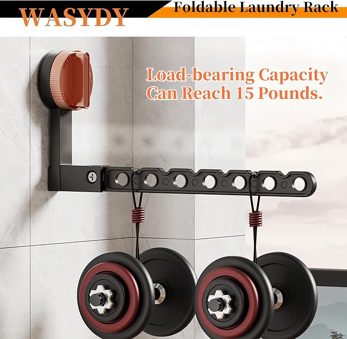 Wall Mounted Clothes Drying Rack, Laundry Dryer Hanger - Image 5
