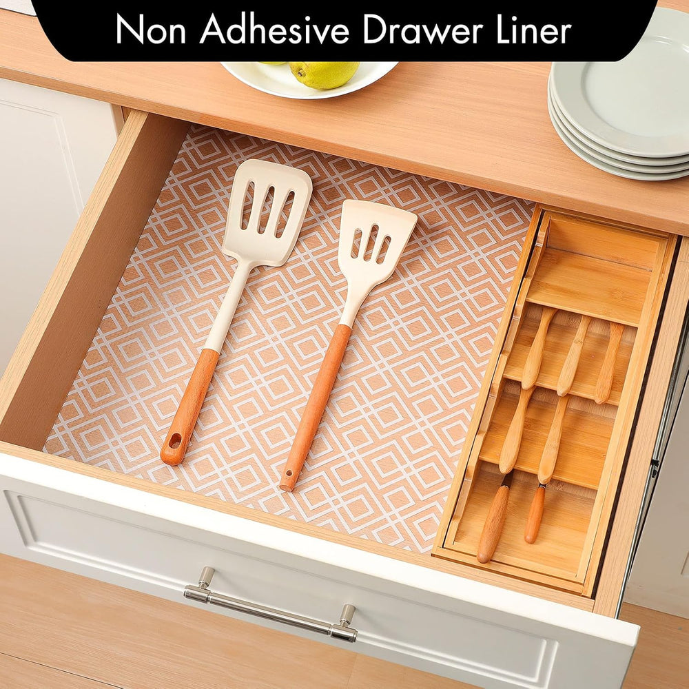 Cooyes Shelf and Drawer Liner for Kitchen Cabinets – Non-Adhesive