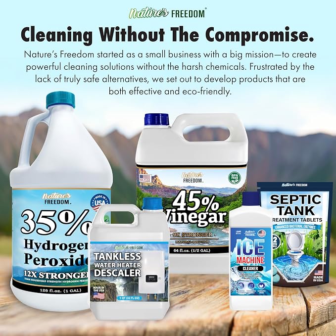 Nature's Freedom Tankless Water Heater Flush Descaler, Gallon – Professional - Image 8