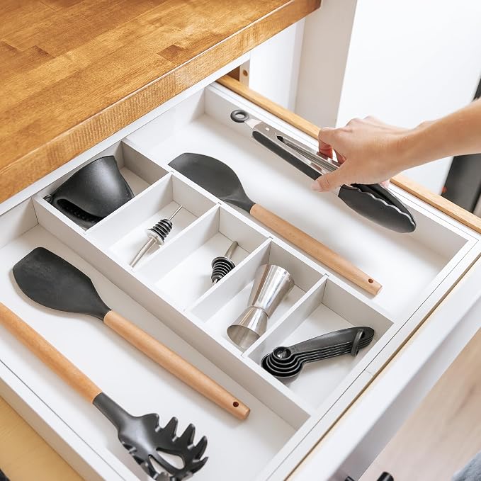 KitchenEdge Adjustable Kitchen Drawer Organizer - Image 6