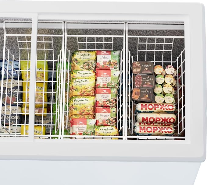 SANNO Chest Freezer Baskets, Deep Freezer Organizer Bins Sturdy Metal Wire - Image 6