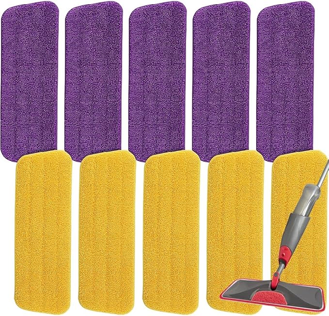 16.5 inch Microfiber Mop Pads for Rubbermaid Reveal Spray Mop and Any 16.5" by Sgizoku
