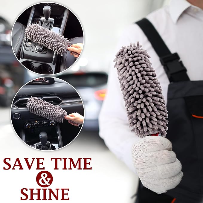 Car Duster Interior by TAKAVU, 360° Microfiber Fingers, Unbreakable Comfort - Image 6