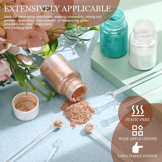 Honeydak 1/32 Teaspoon Micro Scoops 150 Milligram Mini Measuring Spoons Tiny - Image 5