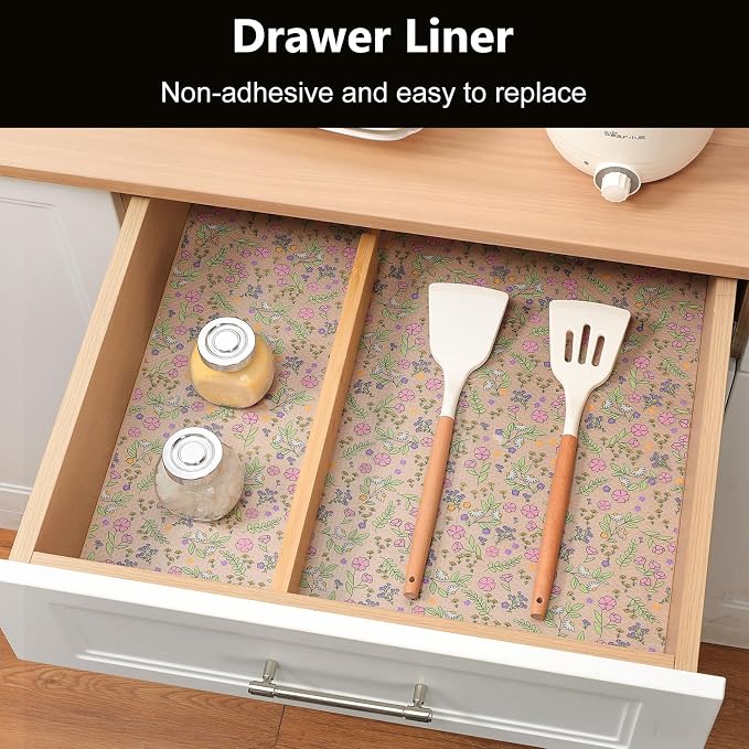 INNOLITES Non-Slip Shelf Liner – Cabinet & Drawer Liner Non-Adhesive – - Image 2