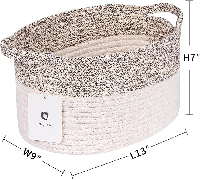 Medium and Large Woven Basket//With Handle, Used - Image 2