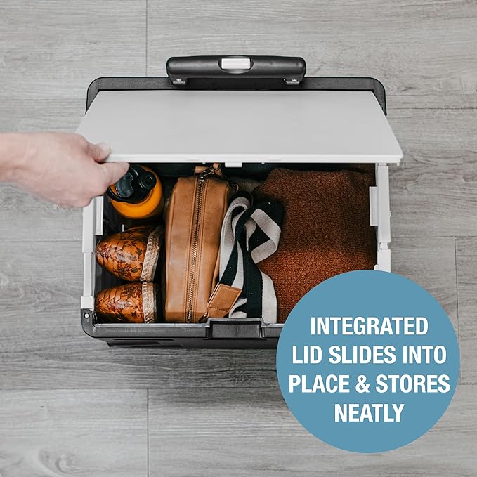 CleverMade Collapsible Wheeled Crate - Image 5
