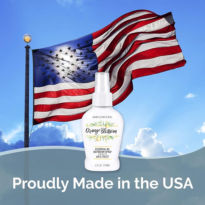 SMELLS BEGONE 4 oz Essential Oil Air Freshener Bathroom Spray - Image 3