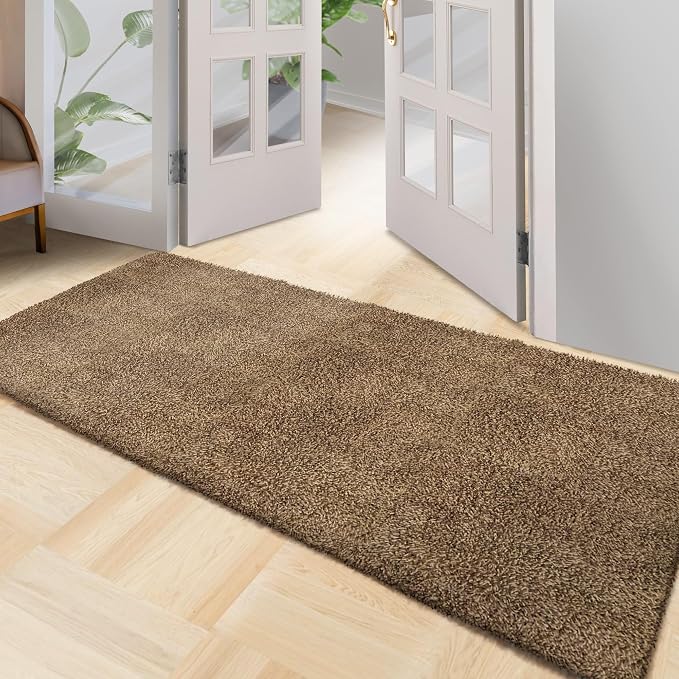 Premium Microfiber Indoor Door Mat – 36"x72" Washable Entry Mat, Waterproof by RugMast