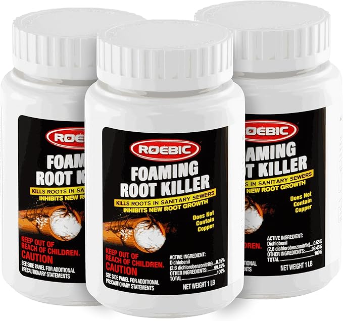 Roebic FRK Foaming Tree Root Killer, Chemical Septic System, Drain Field and by Roebic