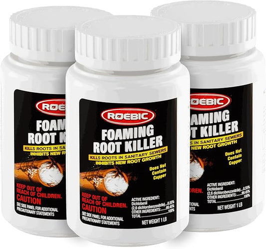 Roebic FRK Foaming Tree Root Killer, Chemical Septic System, Drain Field and by Roebic