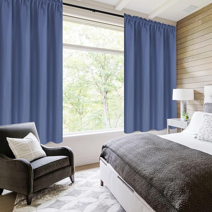 DWCN Blackout Curtains – Thermal Insulated, Energy Saving & Noise Reducing - Image 2