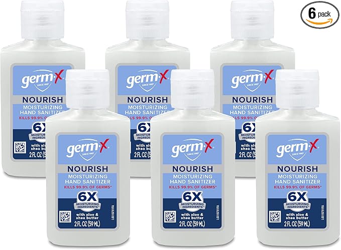 Germ-X Nourish Hand Sanitizer, 2-in-1 Moisturizing and Sanitizing Formula by Germ-X