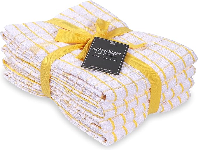 AMOUR INFINI Kitchen Towels Set of 4 by AmourInfini