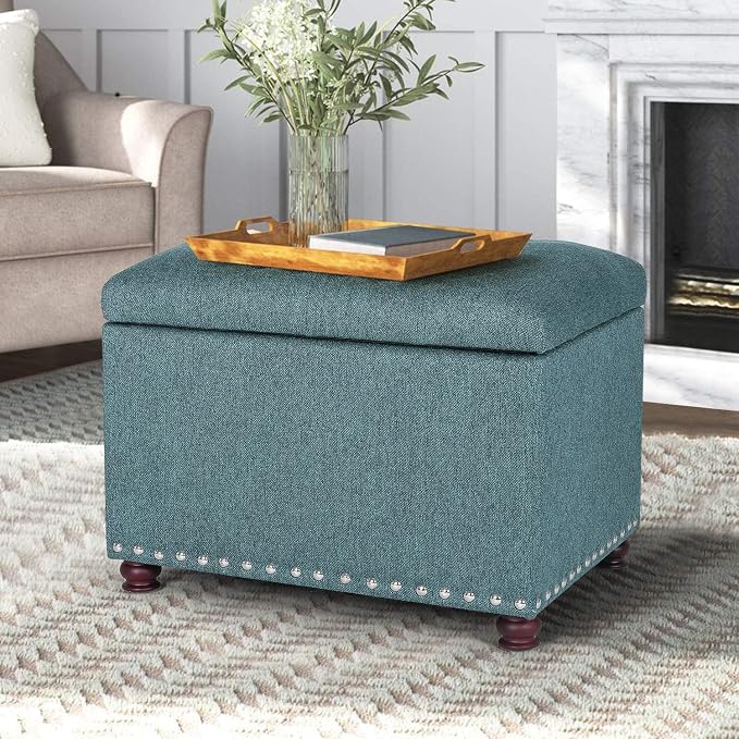 Joveco 24" Ottoman with Storage - Image 2