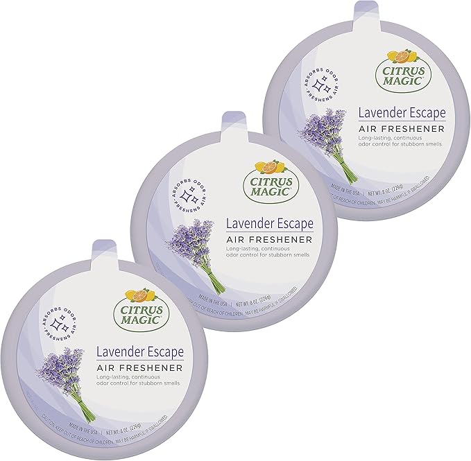 Citrus Magic Odor Absorbing Solid Air Freshener, Lavender Escape, 8 Ounce by CitrusMagic