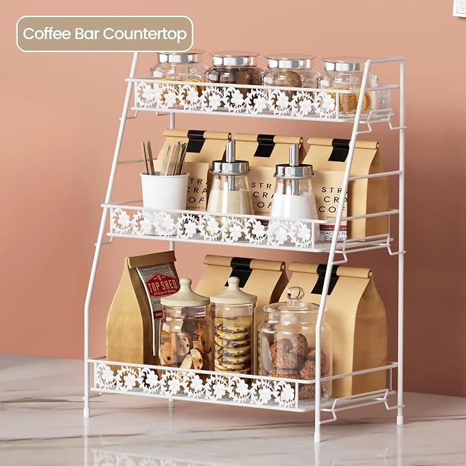 3-Tier Large Size Storage Rack, Counter Organiztion - Image 4