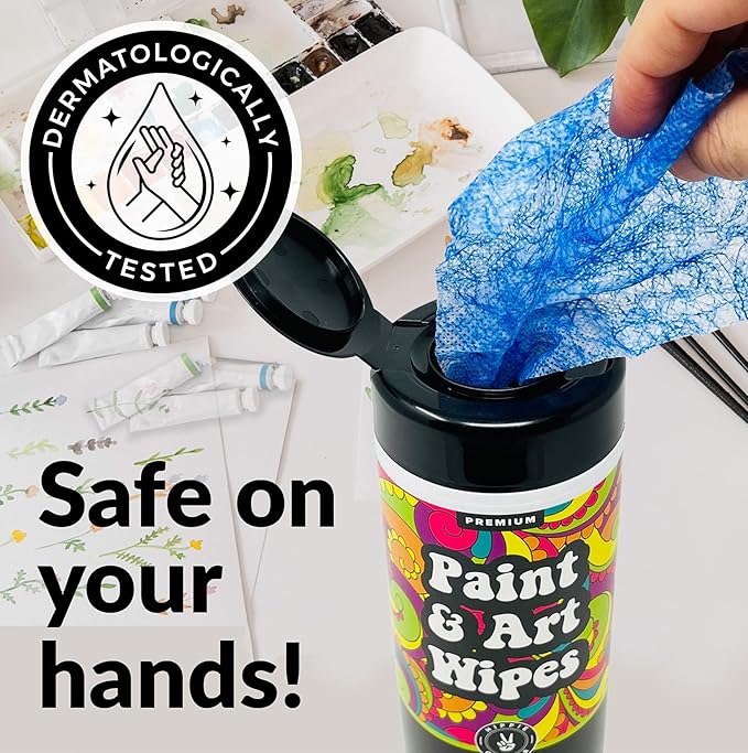 Paint and Art Wipes, Heavy-Duty Cleaner - Image 8