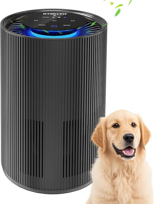 STEALTH Air Purifiers for Home Allergies Pets Hair Dander Pollen Up to 1345 by Stealth