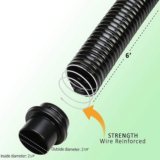 2 1/2 Vaccum Dust Collection Hose Accessories - Image 2