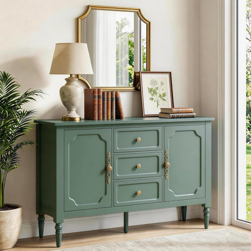 RoyalCraft Buffet Cabinet with Storage, Vintage Sideboard with 2 Doors & ...