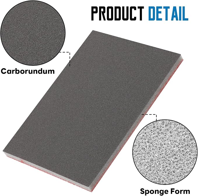 20 Pack 800 Grit Sanding Sponge, 3 x 4 Inch Soft Foam Sanding Block Wet Dry - Image 4