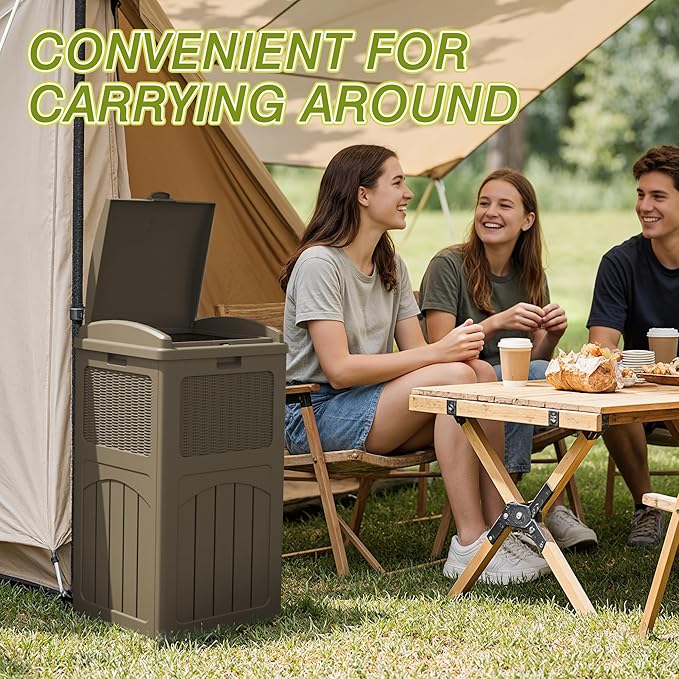 Greesum 33 Gallon Outdoor Trash Can - Image 5