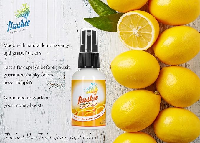 Flushie Pre-Toilet Sprays for Poop Travel Size Toiletries Bathroom Spray for - Image 3