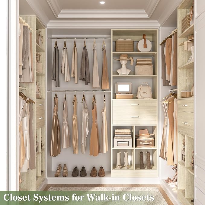 Closet System, 4-8 FT Closet Organizer Tower - Image 7