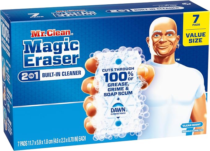 Mr. Clean Magic Eraser Foaming Sponge, All Purpose Cleaner, Dawn Cleaning Power - Image 12