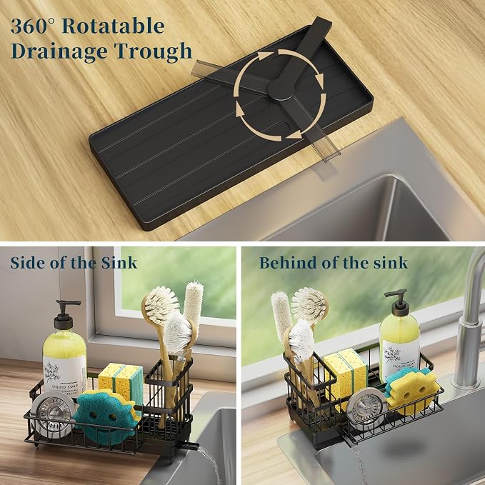 Consuemst Sponge Holder for Kitchen Sink - Image 2