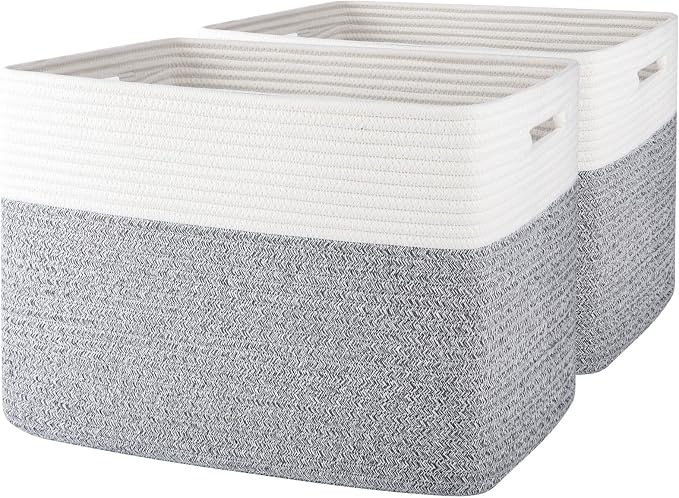 OIAHOMY Storage baskets for Shelf, Toy Storage Basket, Collapsible Storage Bins by MasterofSpaceOptimization
