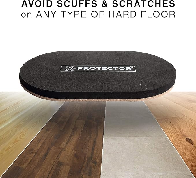 Felt Furniture Sliders Hardwood Floors X-PROTECTOR – 4 PCS 9 1/2 inch Furniture - Image 3