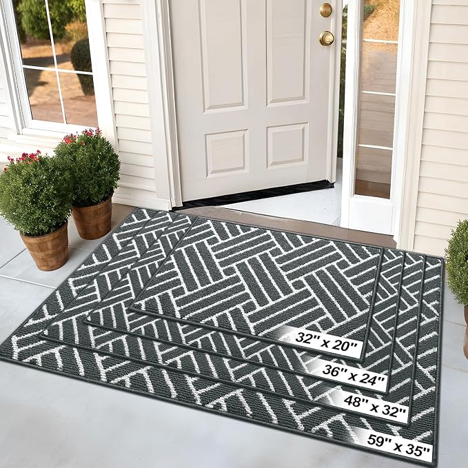 OLANLY Indoor Door Mat, 32x20 Inch, Dirt Resistant and Absorbent, Non-Slip - Image 7