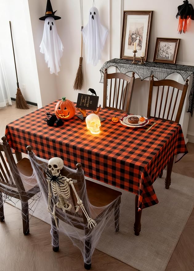 Gingham Plaid Tablecloth - Image 2