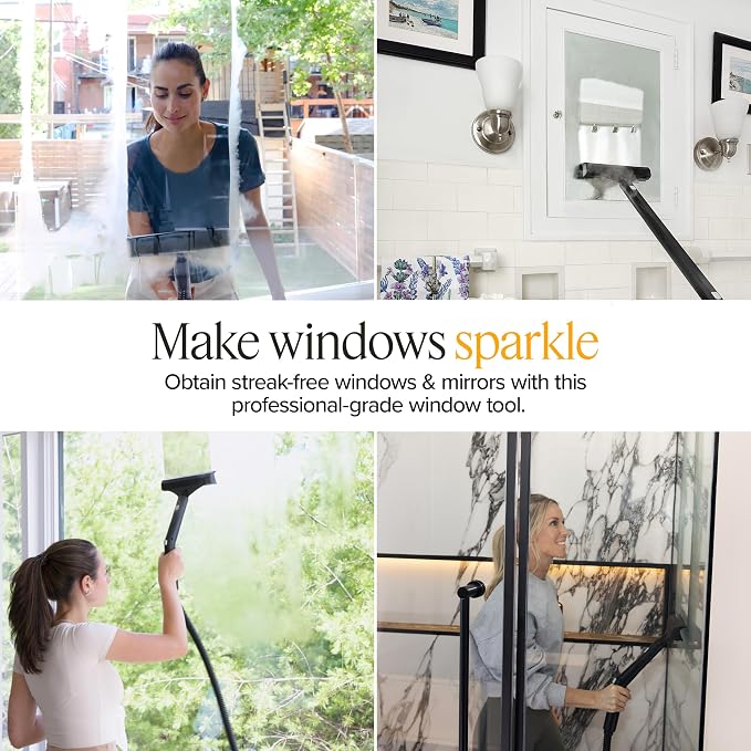 Dupray Neat Window Tool for Steam Cleaner – Streak-Free Cleaning for Glass and - Image 3