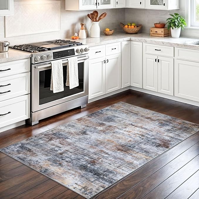 IOHOUZE Abstract Area Rug 3x5 Ft Washable Rugs - Image 3