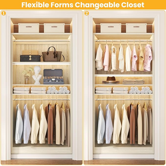 Unikito 3FT Freestanding Closet System - Image 3