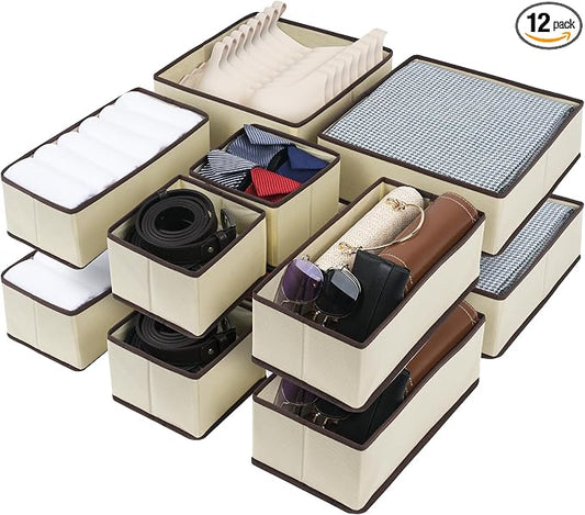 Cupic Cupid Drawer Organizer, Dresser Organizers, Foldabe Drawer Organizer by Unknown
