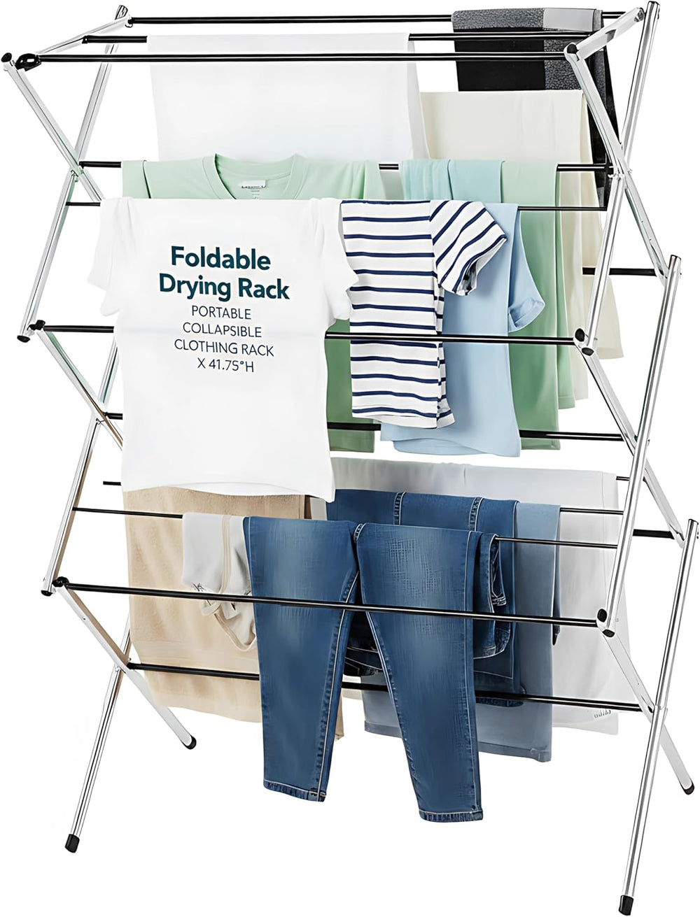 Displays By Jack Portable Collapsible Clothing Dryer Rack, Foldable Drying Rack