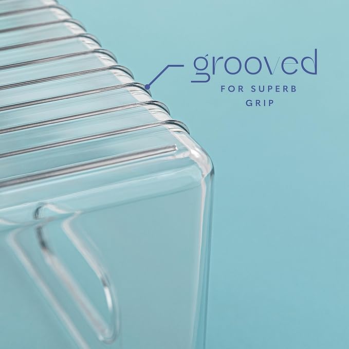Plastic Food Storage 4 Pack Clear Container Bin - Image 4