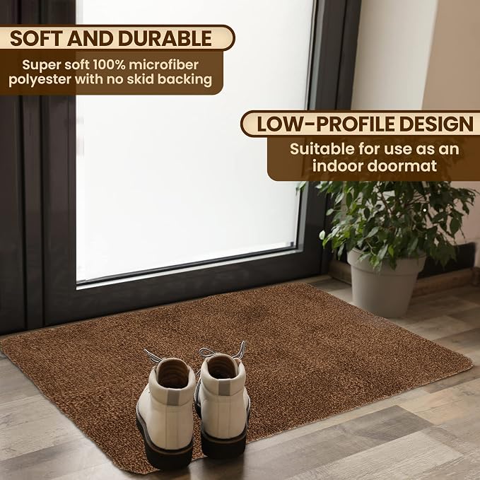 Premium Microfiber Indoor Door Mat – 36"x72" Washable Entry Mat, Waterproof - Image 2