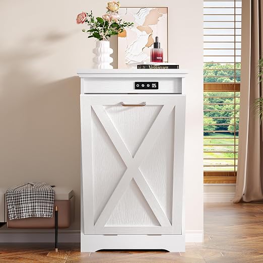 Betterhood Tilt Out Trash Can Cabinet, Hidden Trash Bin - Image 7