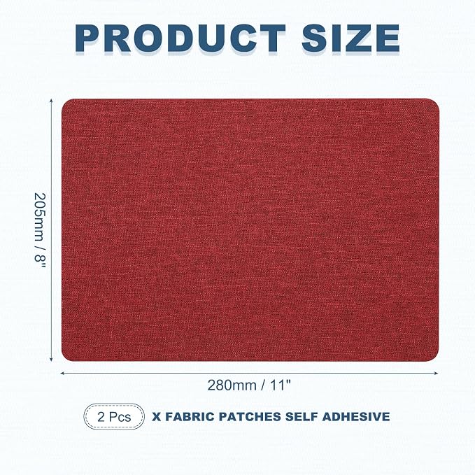 PATIKIL 8x11 Inch Linen Repair Patches - Image 2
