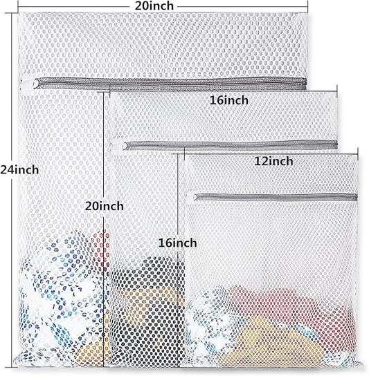 5Pcs Durable Honeycomb Mesh Laundry Bags - Image 2