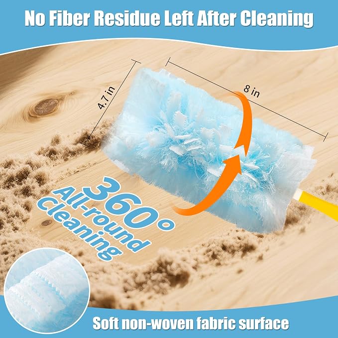 60 Count 360° Heavy Duty Duster Refills Compatible - Image 3