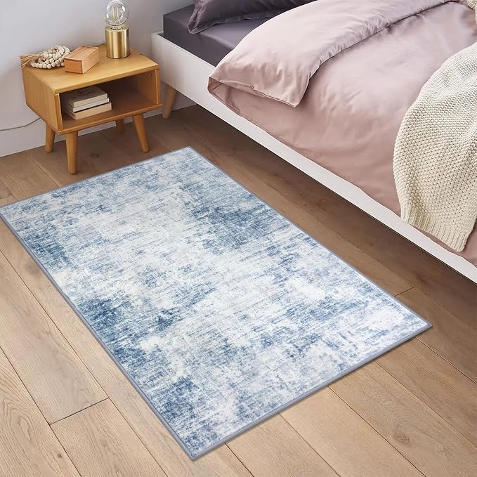 IOHOUZE Small Abstract Area Rug 2x3 Ft Entryway Rugs Washable Door Mat Indoor - Image 2