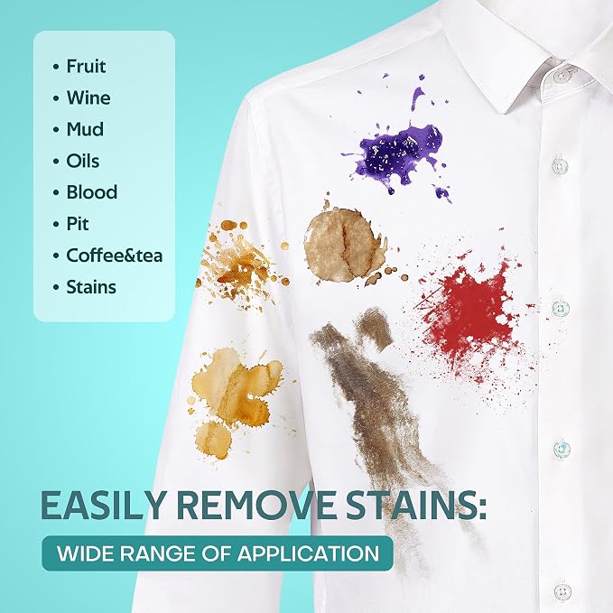 BFWood Laundry Stain Brush, Natural Soft Boar Bristles, Removes Tough Stains - Image 6